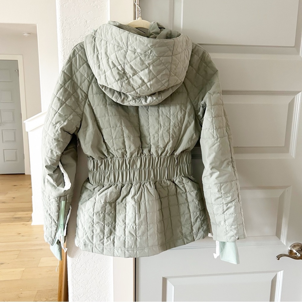 NWT Free People All Prepped Ski Jacket Greyed Olive - Picture 6 of 12